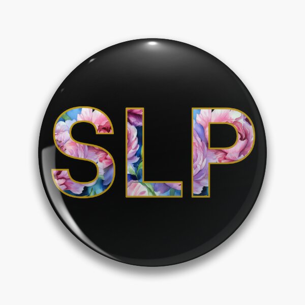Item preview, SLP, Speech Language Pathology/Floral Watercolor Pattern designed and sold by MahsaWatercolor.