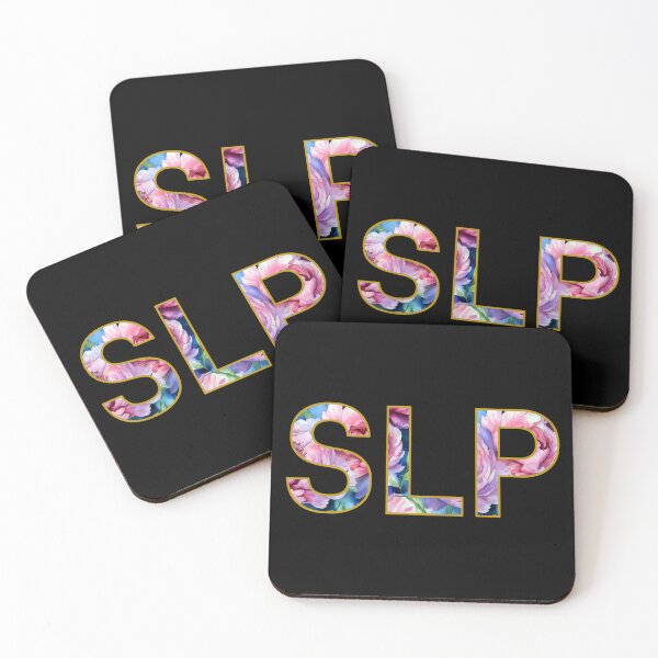 Item preview, SLP, Speech Language Pathology/Floral Watercolor Pattern designed and sold by MahsaWatercolor.