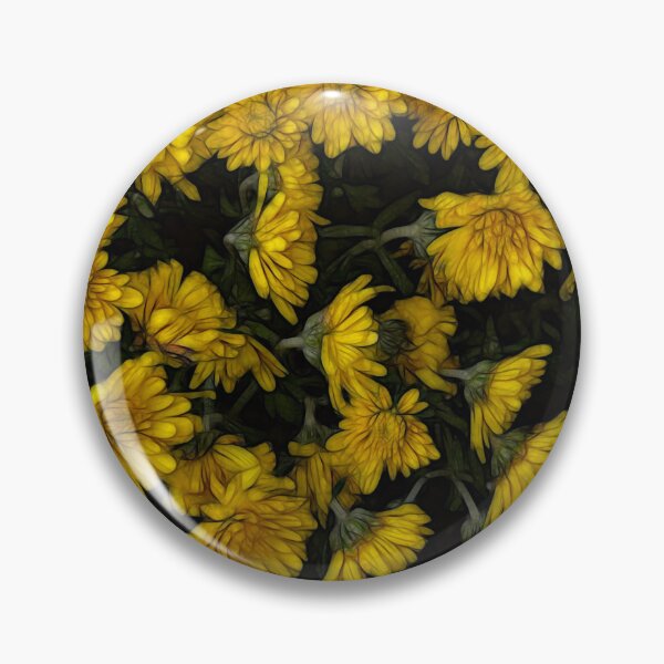 Item preview, Yellow Mums Walk designed and sold by bloomingvine.