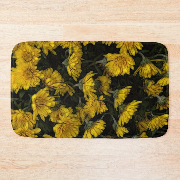 Item preview, Yellow Mums Walk designed and sold by bloomingvine.