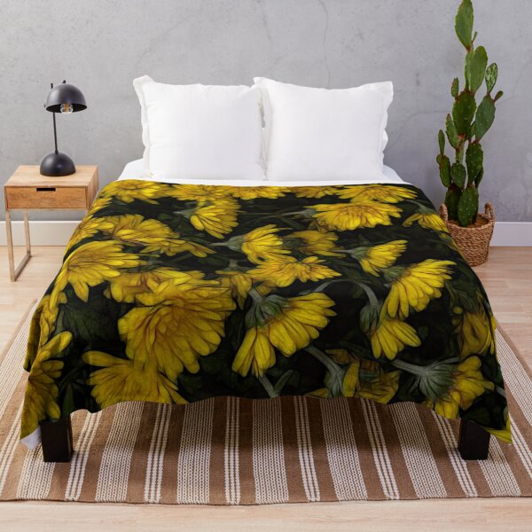Item preview, Yellow Mums Walk designed and sold by bloomingvine.