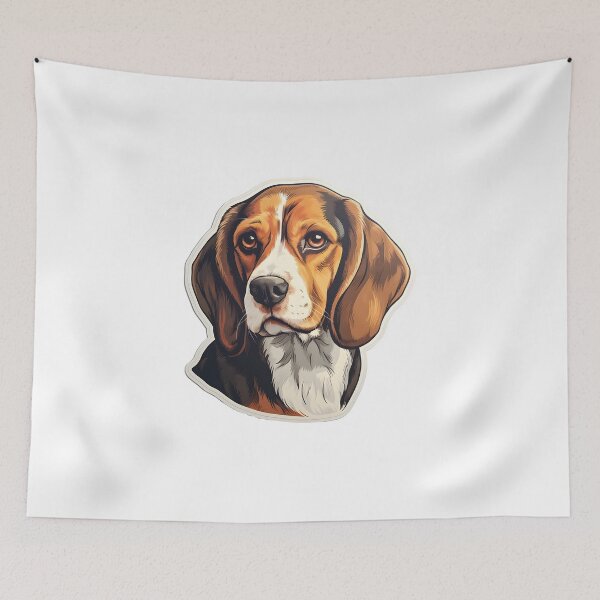 Item preview, cheerful beagle designed and sold by Master-Print.