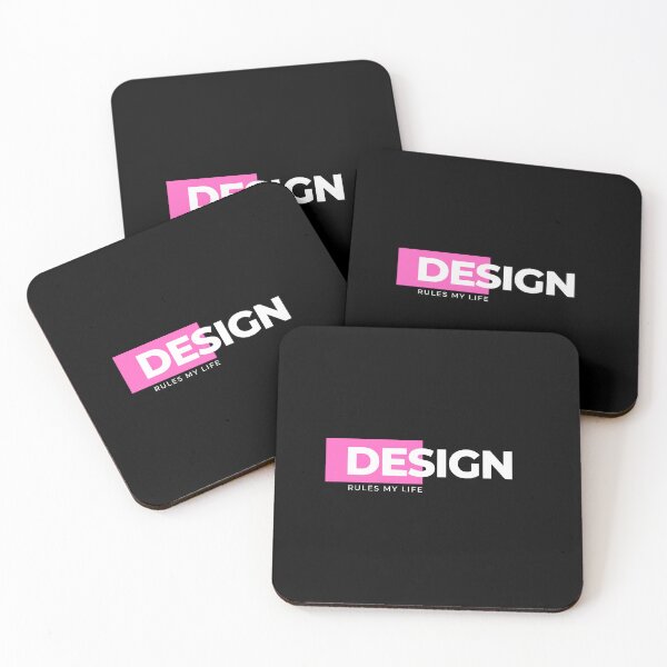 Item preview, DESIGN RULES MY LIFE | Hot Pink designed and sold by MyThemesDesign.