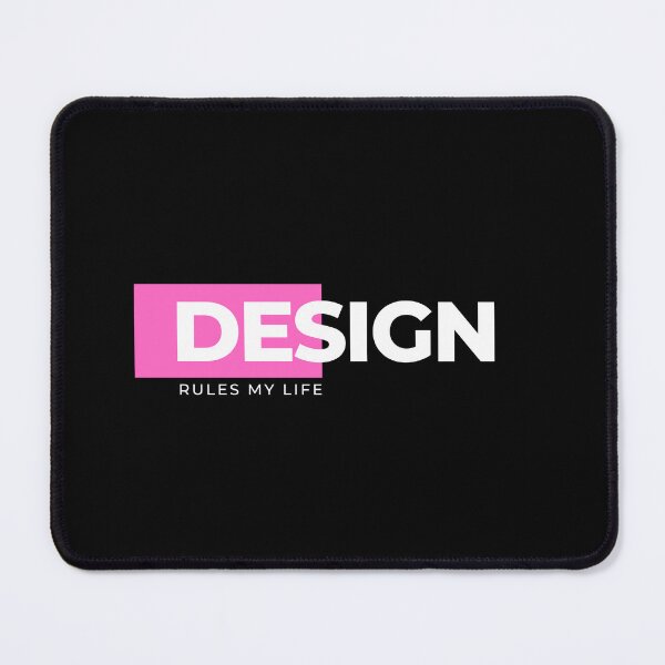 Item preview, DESIGN RULES MY LIFE | Hot Pink designed and sold by MyThemesDesign.