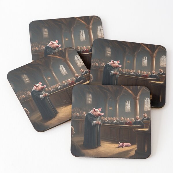 Item preview, Courtroom Chronicles: When Animals Take Center Stage in Justice's Arena designed and sold by The-Library.
