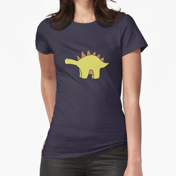 Dinosaurs and Dinosaurs Fitted T-Shirt