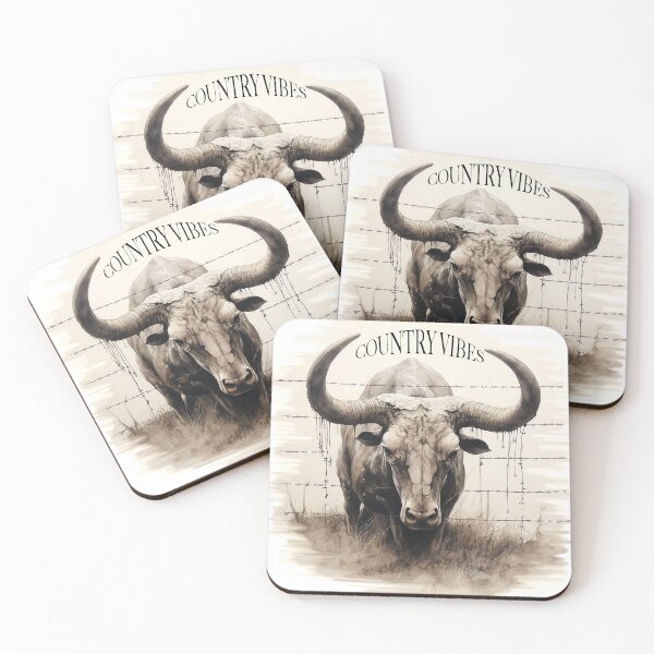 Item preview, buey de cuerno grande designed and sold by Littleprintlab.