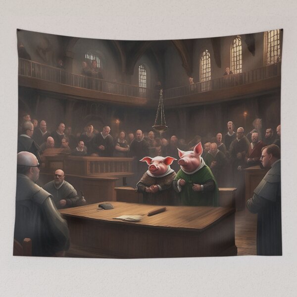 Item preview, Legal Lions: The Pivotal Role of Animals in the Court of Justice designed and sold by The-Library.