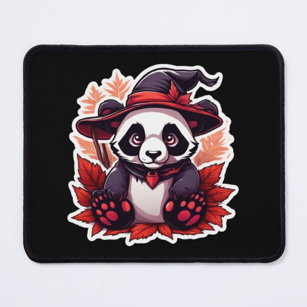 Item preview, witch panda halloween theme designed and sold by SketchysDESIGNS.