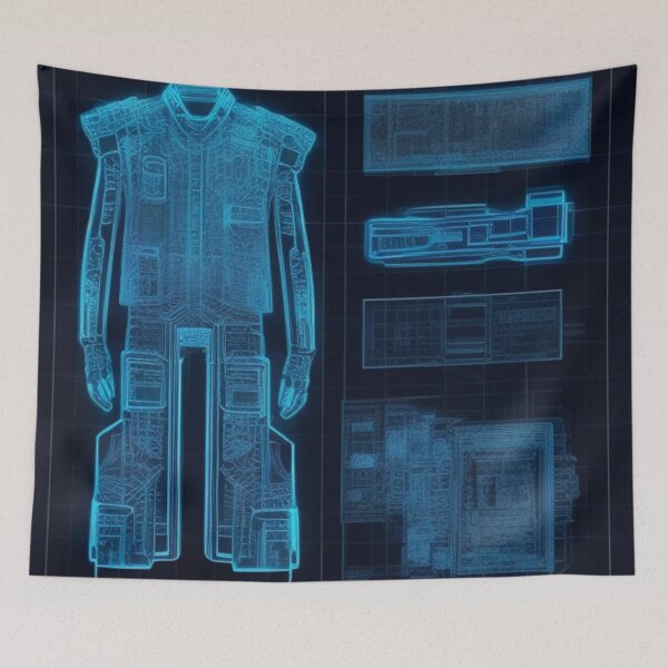 Item preview, Technical blueprint  designed and sold by Roxburylane.