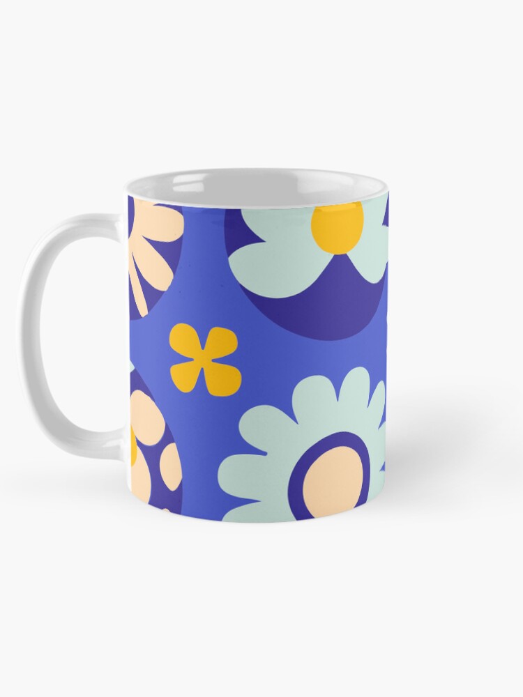 Thumbnail 5 of 6, Coffee Mug, Floral pattern designed and sold by timegraf.
