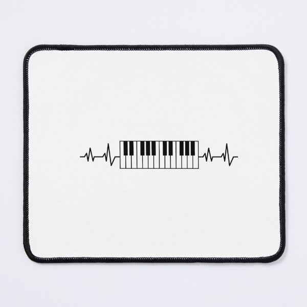 Item preview, Piano keyboard heartbeat designed and sold by Inspirationmotivation.