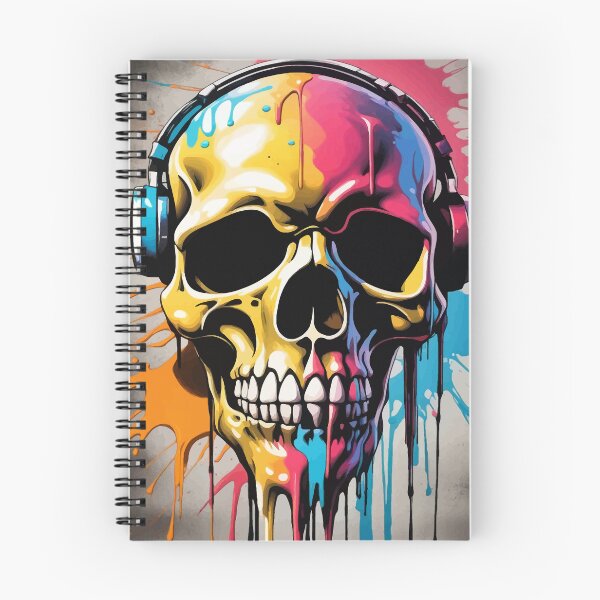 Item preview, Musical Vibrance: Skull in Symphony designed and sold by javaoverride.