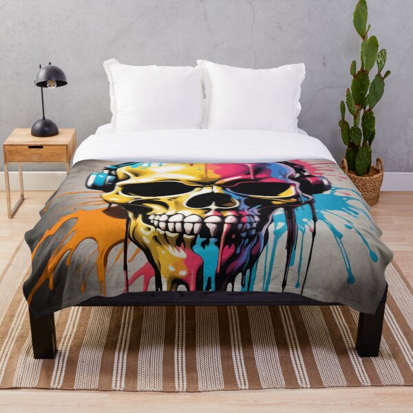 Item preview, Musical Vibrance: Skull in Symphony designed and sold by javaoverride.