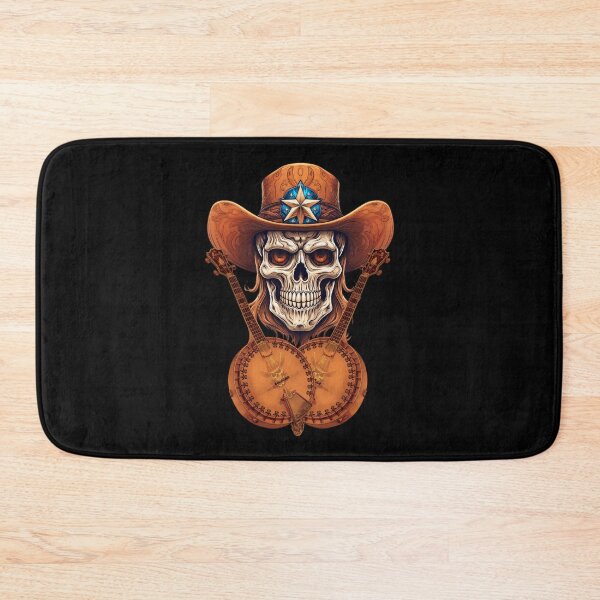 Item preview, Skeleton sheriff musician designed and sold by Artbellachi.