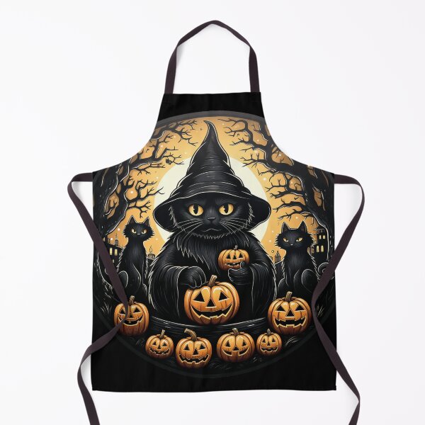Item preview, Spooky Black Cat - Spellbinding Shadows designed and sold by LollingLlamaLab.