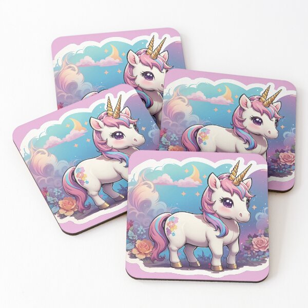 Item preview, Cute unicorn with two horns designed and sold by WhiteUnicorn95.