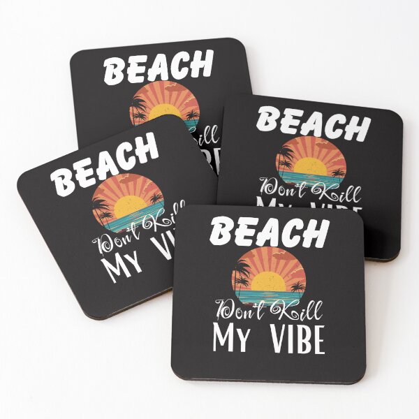 Item preview, Beach Don't Kill My Vibe Retro Summer Inspired Relaxation designed and sold by MagicSD Designs.