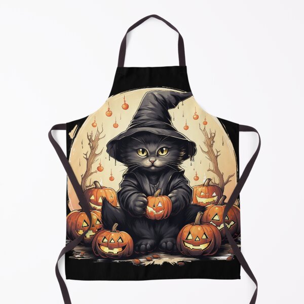 Item preview, Spooky Black Cat - Haunted Spells designed and sold by LollingLlamaLab.
