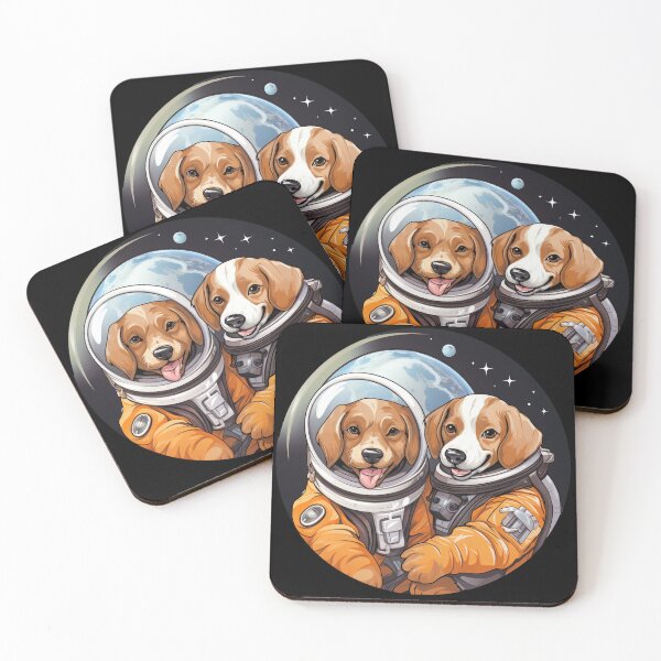 Item preview, Smiling Dogs - Galactic Euphoria designed and sold by LollingLlamaLab.