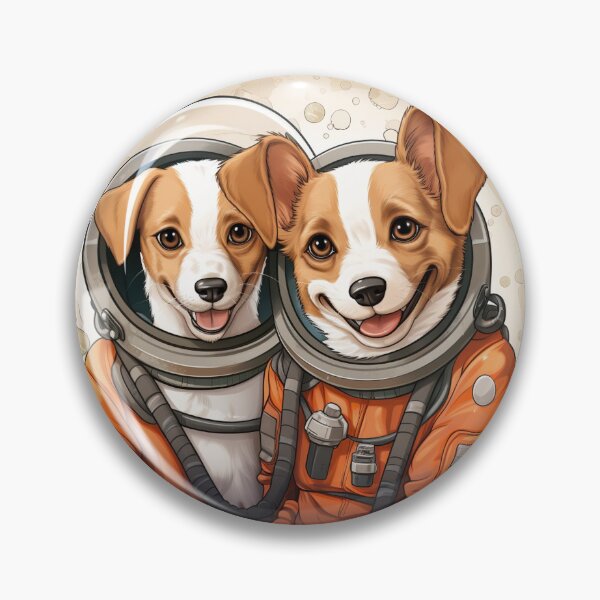 Item preview, Smiling Dogs - Lunar Bliss designed and sold by LollingLlamaLab.