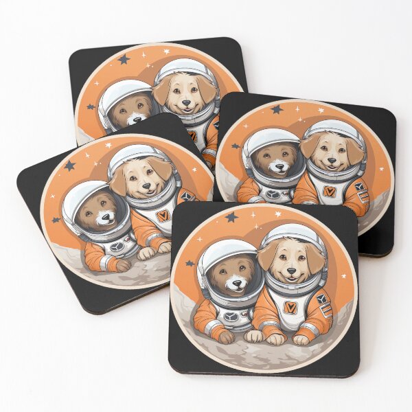 Item preview, Smiling Dogs - Celestial Delight designed and sold by LollingLlamaLab.