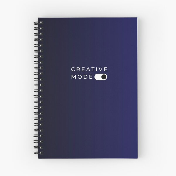 Item preview, CREATIVE MODE ON | Gradient blue aesthetic designed and sold by MyThemesDesign.