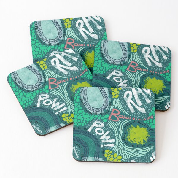 Item preview, Pow Boing Rawr (Dark) designed and sold by natalievmason.