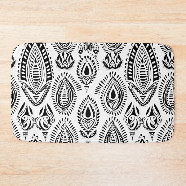 Item preview, Indian Design in Black and White designed and sold by Ebuch007.