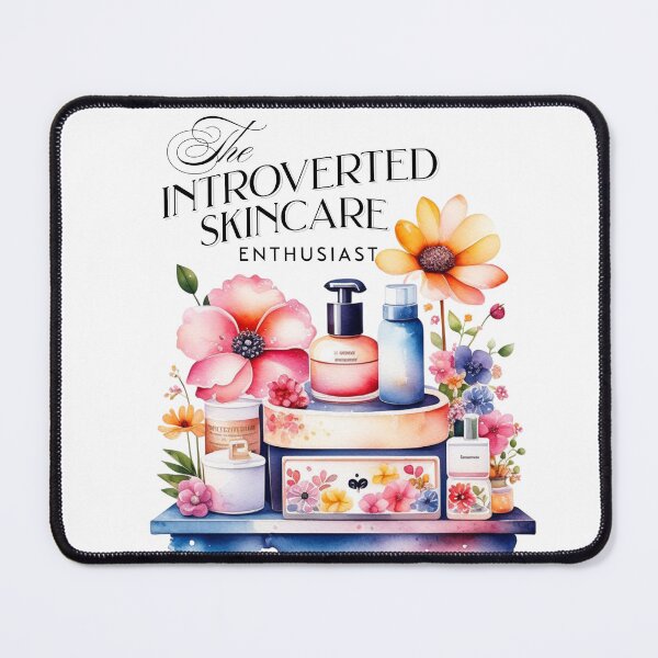 Item preview, The Introverted Skincare Enthusiast designed and sold by Kiwikho.