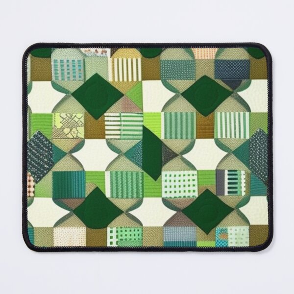 Item preview, Vintage Patchwork quilt green  designed and sold by Roxburylane.