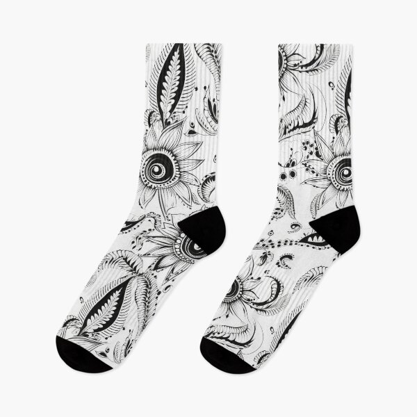 Item preview, Indian Design in Black and White designed and sold by Ebuch007.