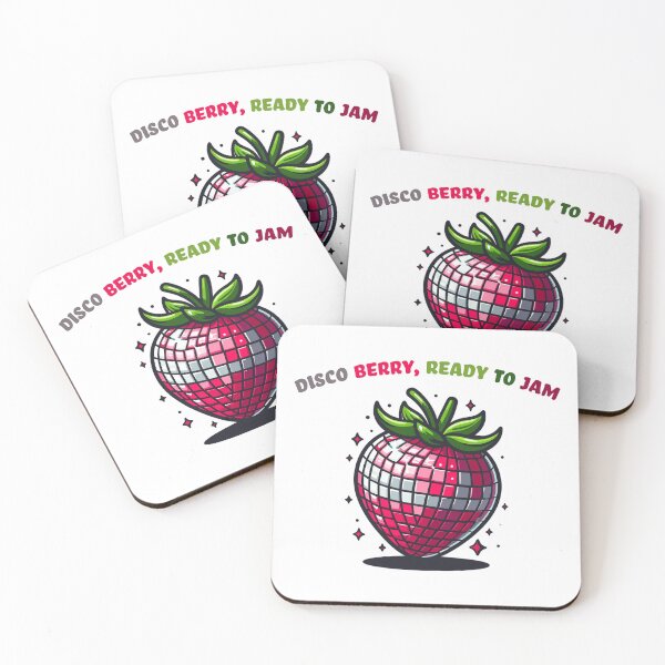 Item preview, Disco ball strawberry: disco berry, ready to jam designed and sold by ARVM.