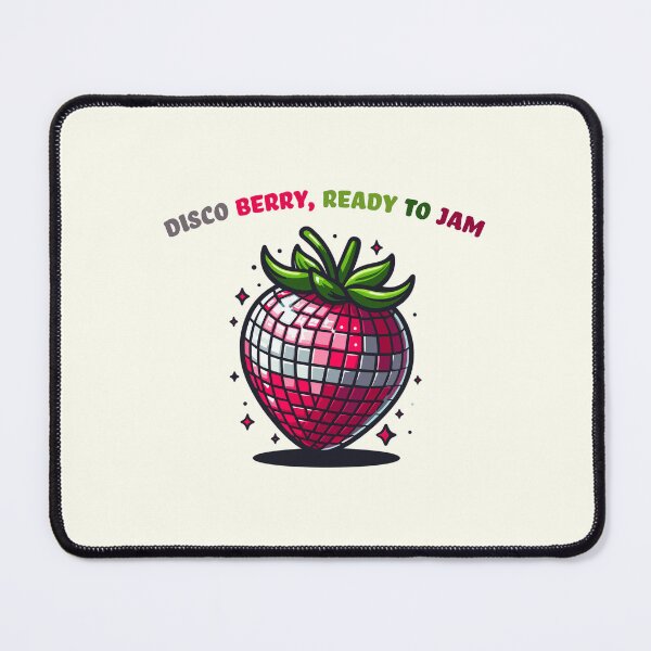 Item preview, Disco ball strawberry: disco berry, ready to jam designed and sold by ARVM.