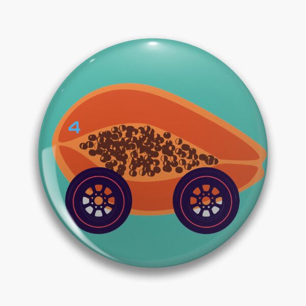 Item preview, Papaya Race Car 4 designed and sold by DRSociety.