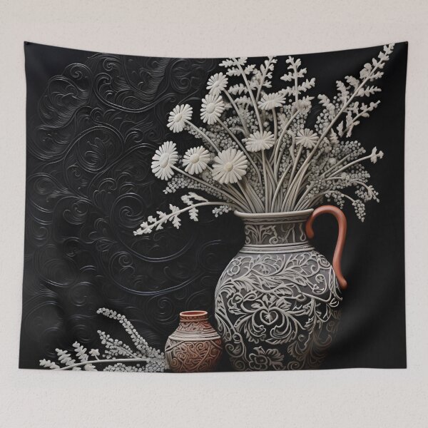 Item preview, Stunning, ornate lace painting art print designed and sold by dcrc.