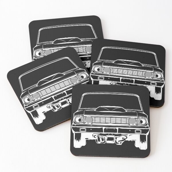 Item preview, 1964 Ford Fairlane Thunderbolt 427 Race Car Art designed and sold by Garage Attire.