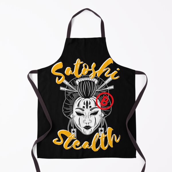 Aperçu de l'œuvre Satoshi Stealth Kunoichi - Logo Bitcoin créée et vendue par GetCryptoSwag.
