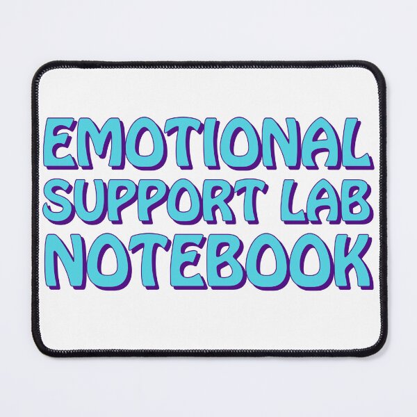 Item preview, Emotional Support Lab Notebook designed and sold by briellemartens.