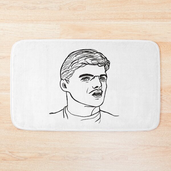 Item preview, F1 driver Max Verstappen pen drawing designed and sold by PoleToWin.