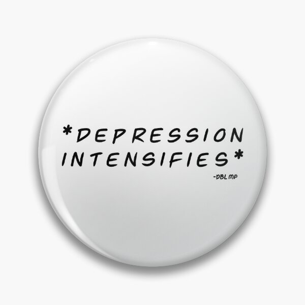 Artikelvorschau, „*Depression verstärkt sich*“ DBL MP-Zitat entworfen und verkauft von MissMasterPeace.