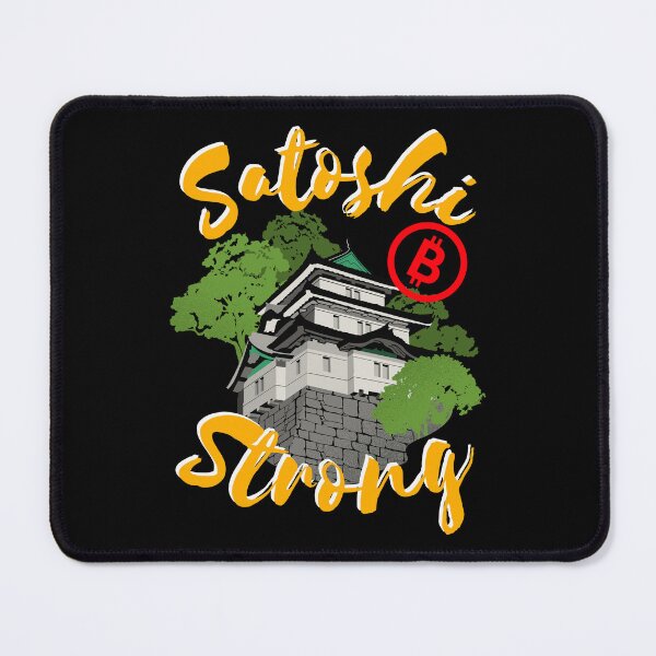 Item preview, Satoshi Strong Castle - Bitcoin Logo designed and sold by GetCryptoSwag.