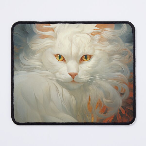 Aperçu de l'œuvre chat blanc créée et vendue par Ebuch007.
