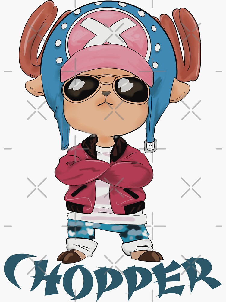 One Piece Chopper Sticker by SwiftDesign