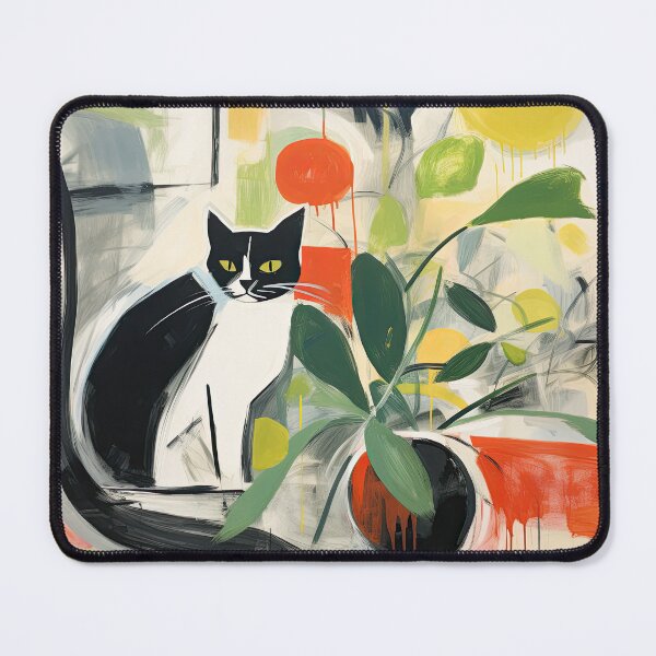 Item preview, Black and White Cat designed and sold by Ebuch007.
