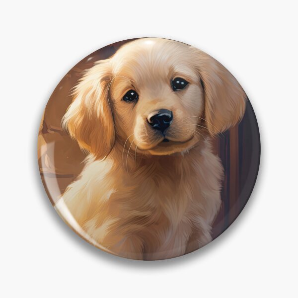 Artikelvorschau, niedlicher Golden Retriever Welpe Hund Weihnachten mit Geschenke entworfen und verkauft von WallyPink.