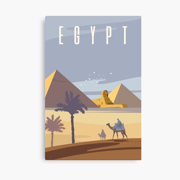 Ancient Egyptian Pyramids Canvas Print