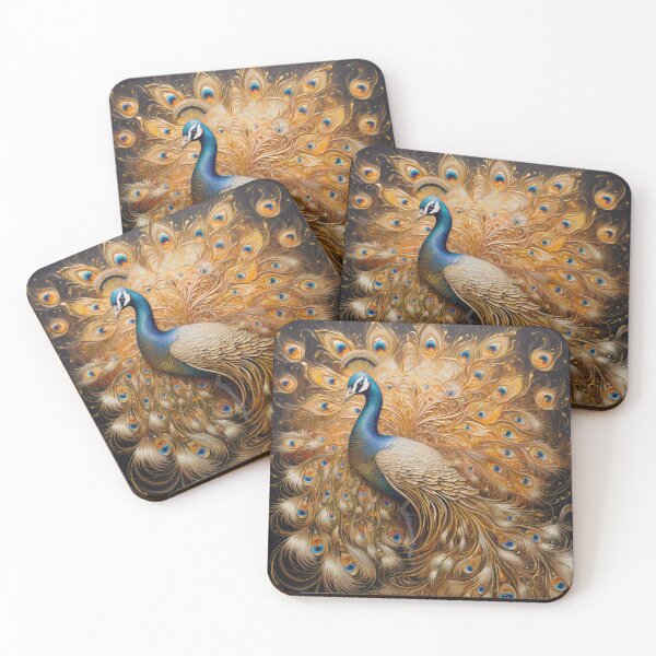 Item preview, Golden Peacock designed and sold by Elisabeth Lucas.