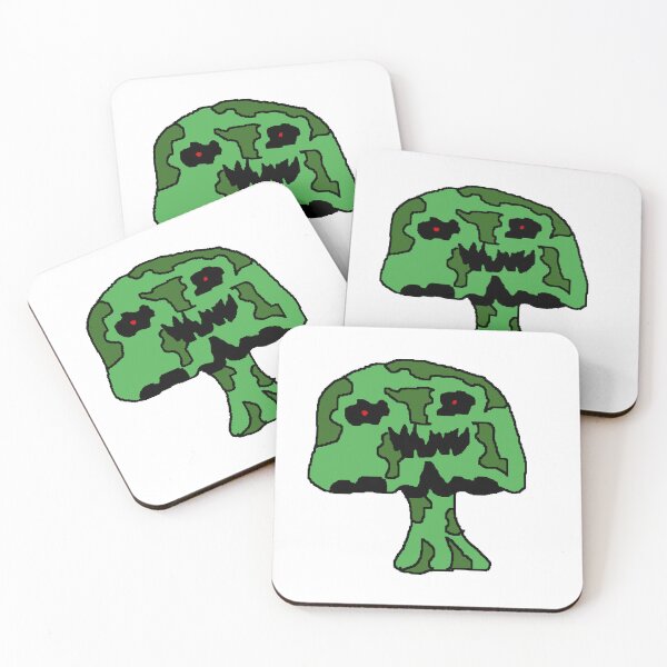 Item preview, Halloween creepy zombie mushroom designed and sold by StickerRoy.