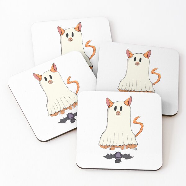 Item preview, Ghost Cat Comes Bearing Gifts For You! designed and sold by kindaavidartist.